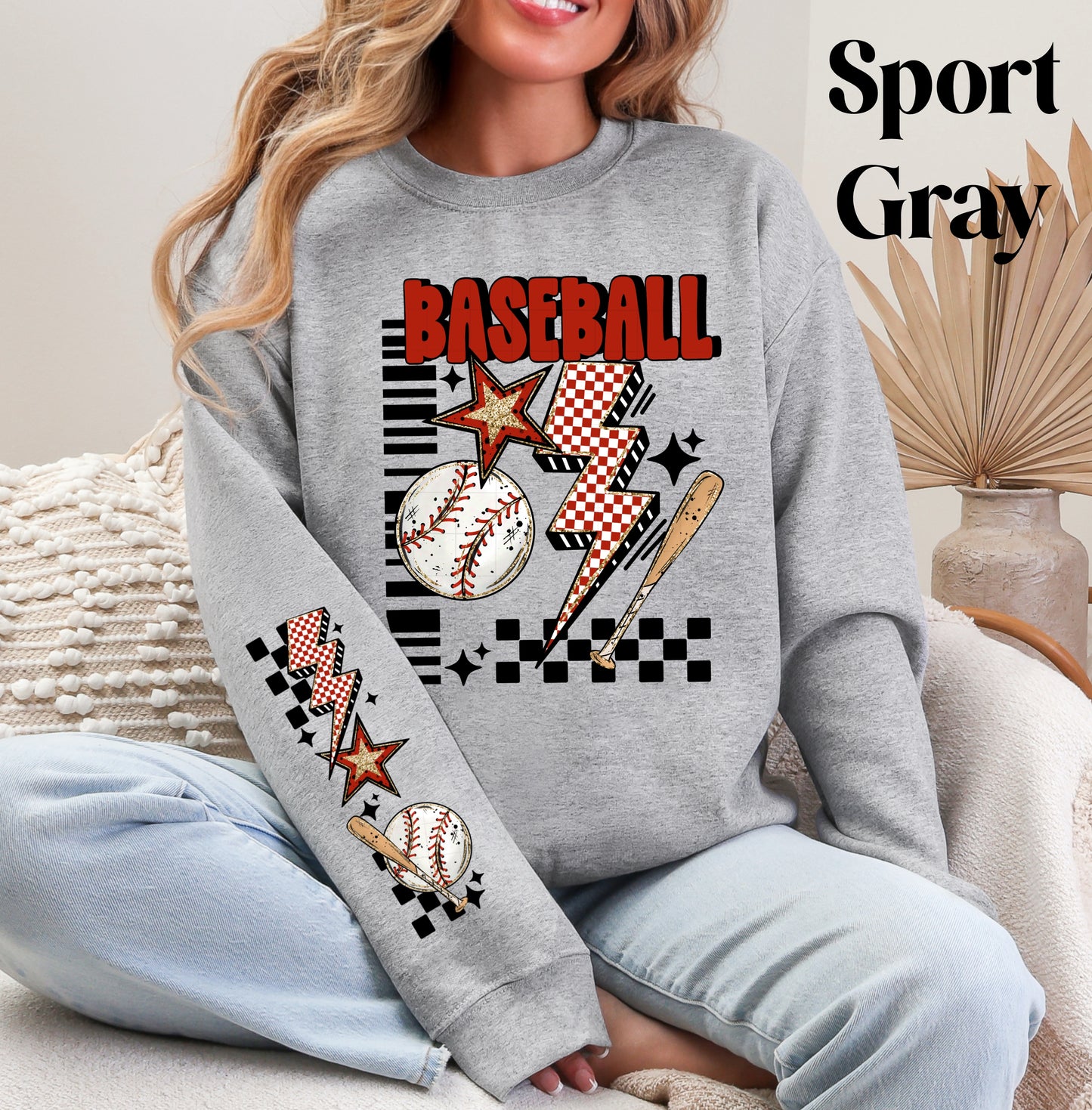 Retro Baseball Sweatshirt