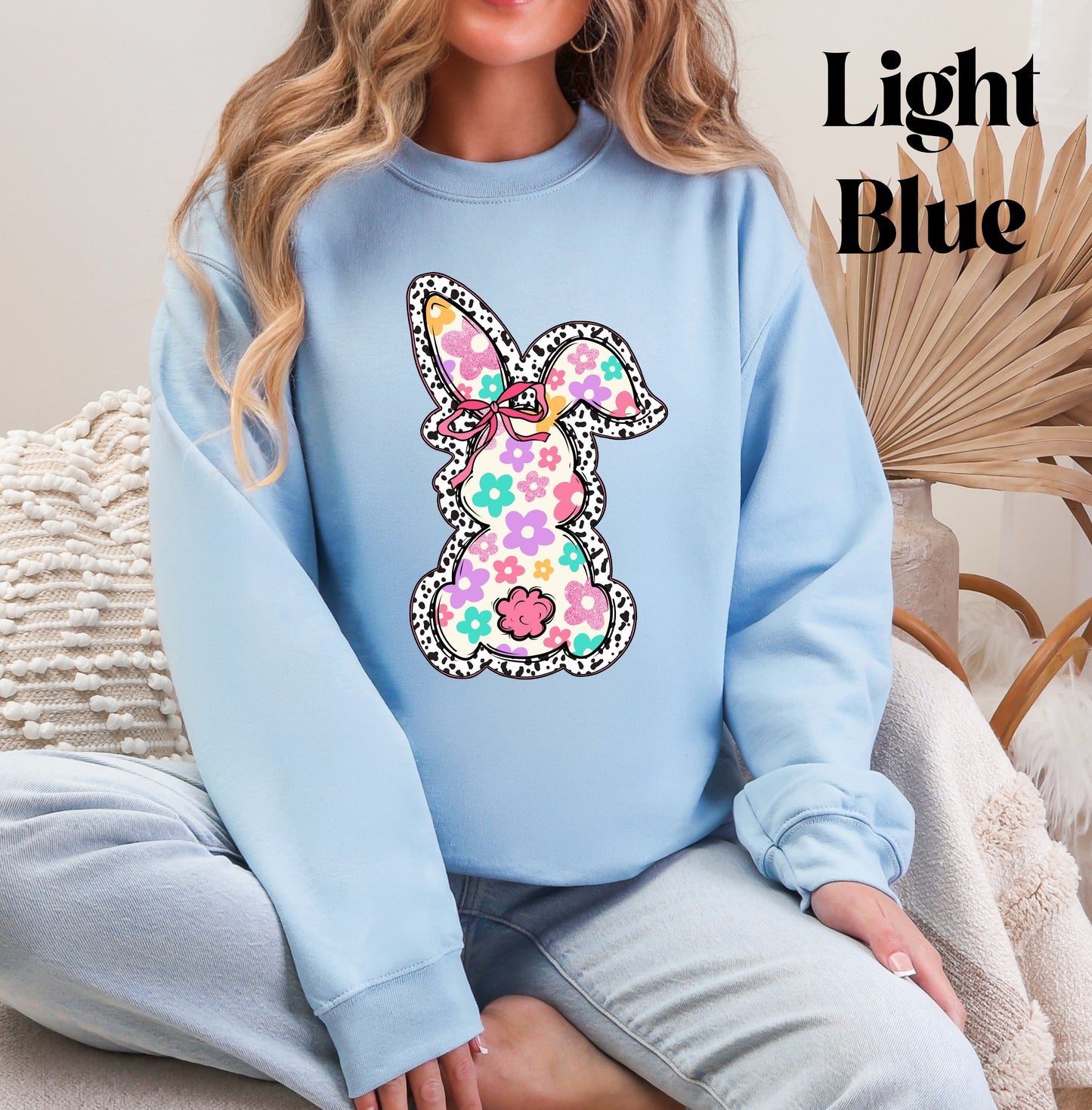 Floral Bunny Bow Shirt