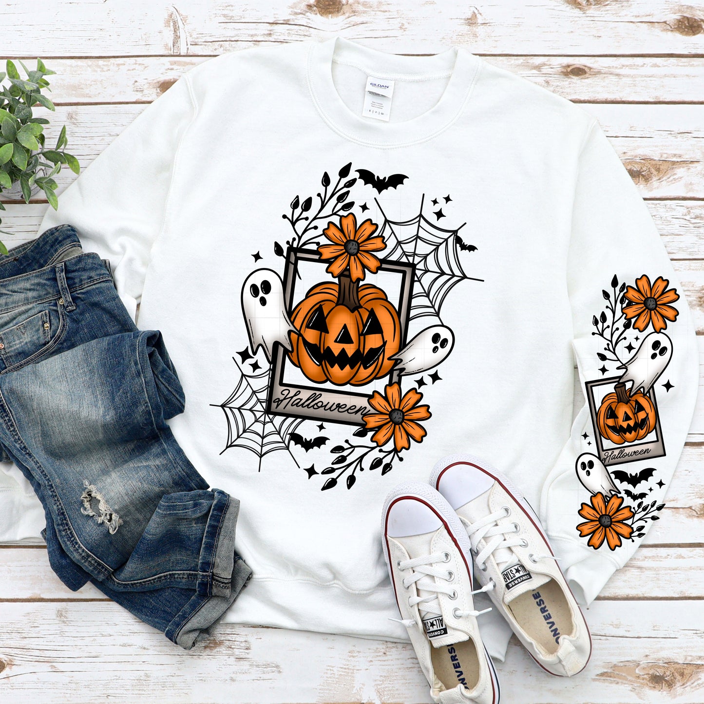 Halloween Card Sweatshirt
