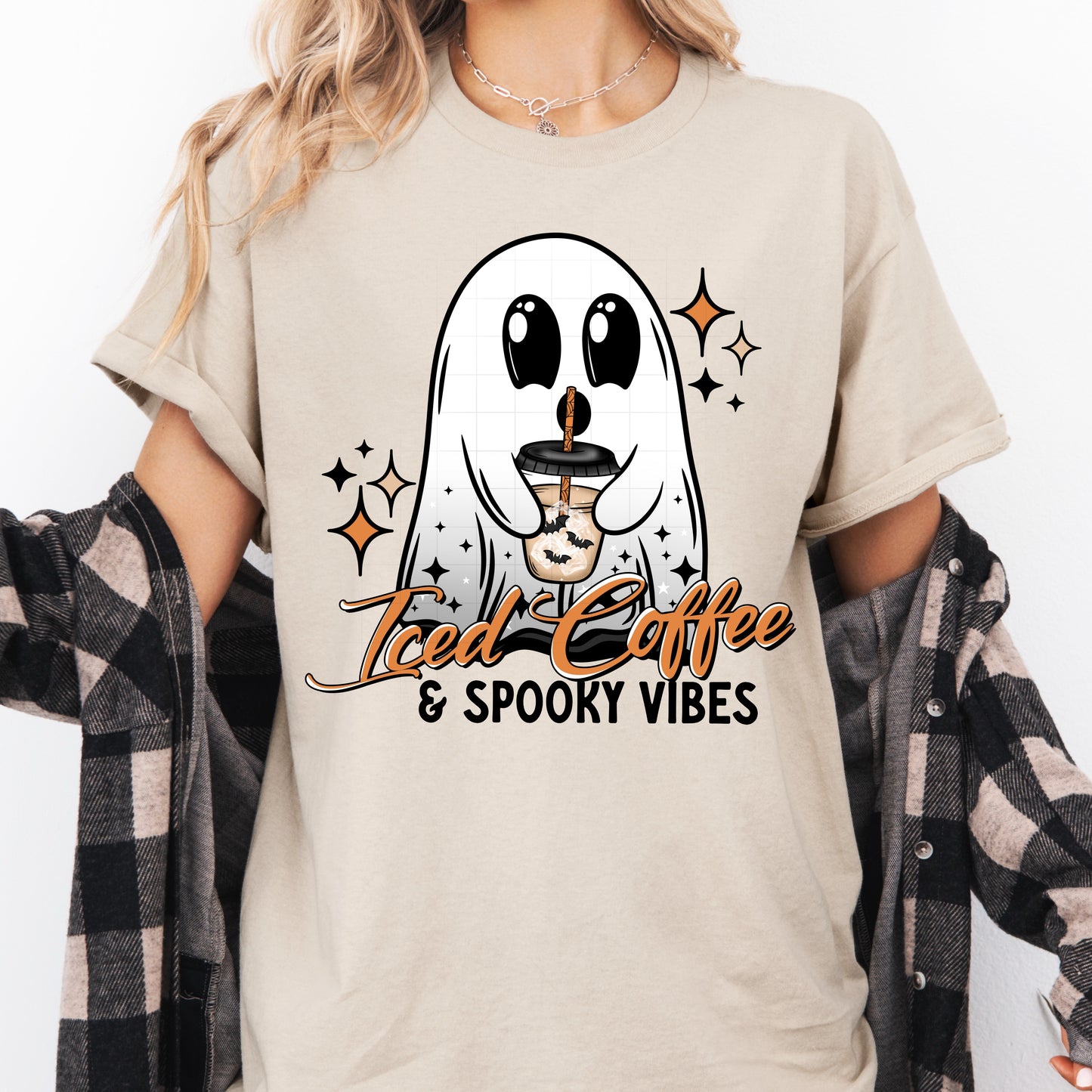 Iced Coffee Ghost Shirt