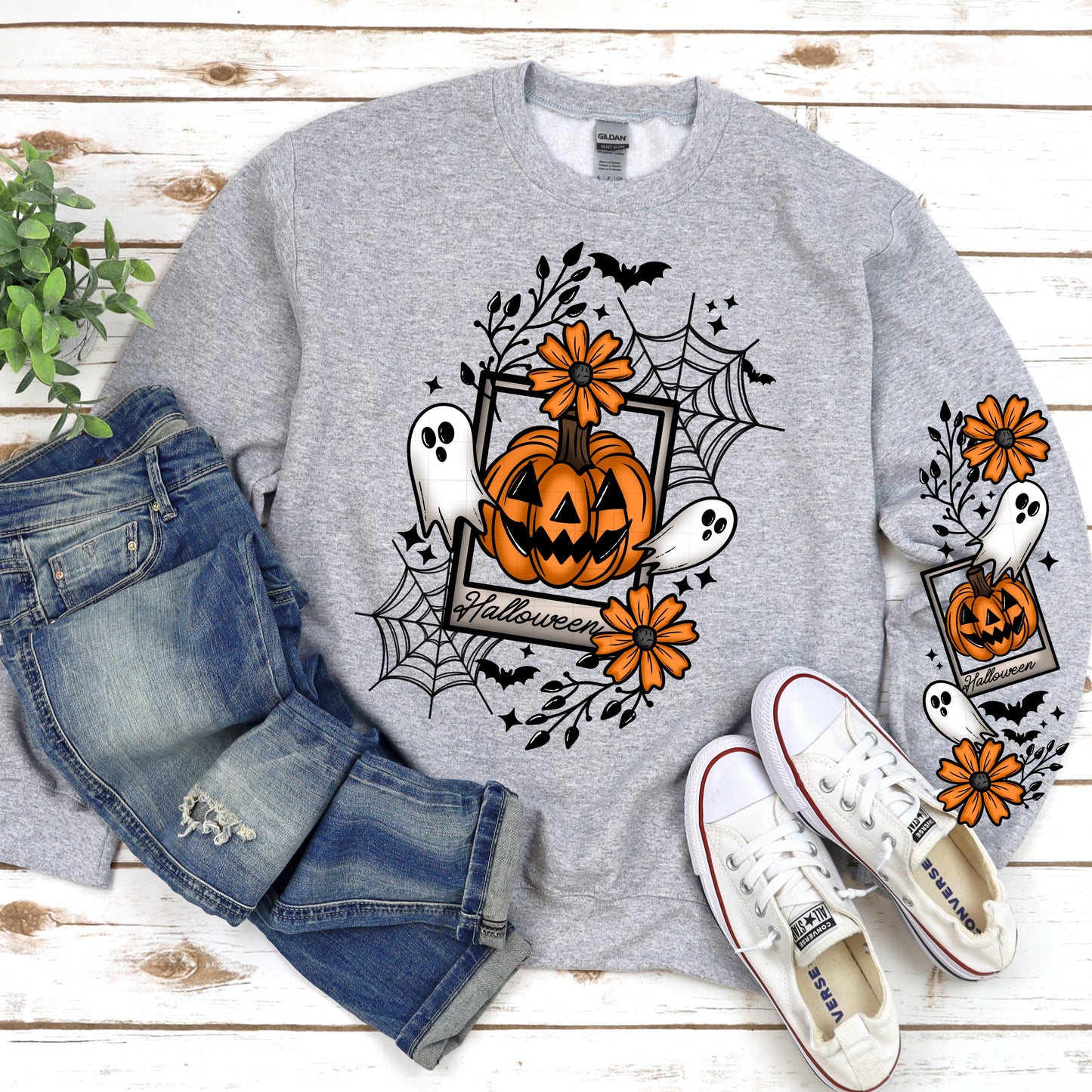 Halloween Card Sweatshirt