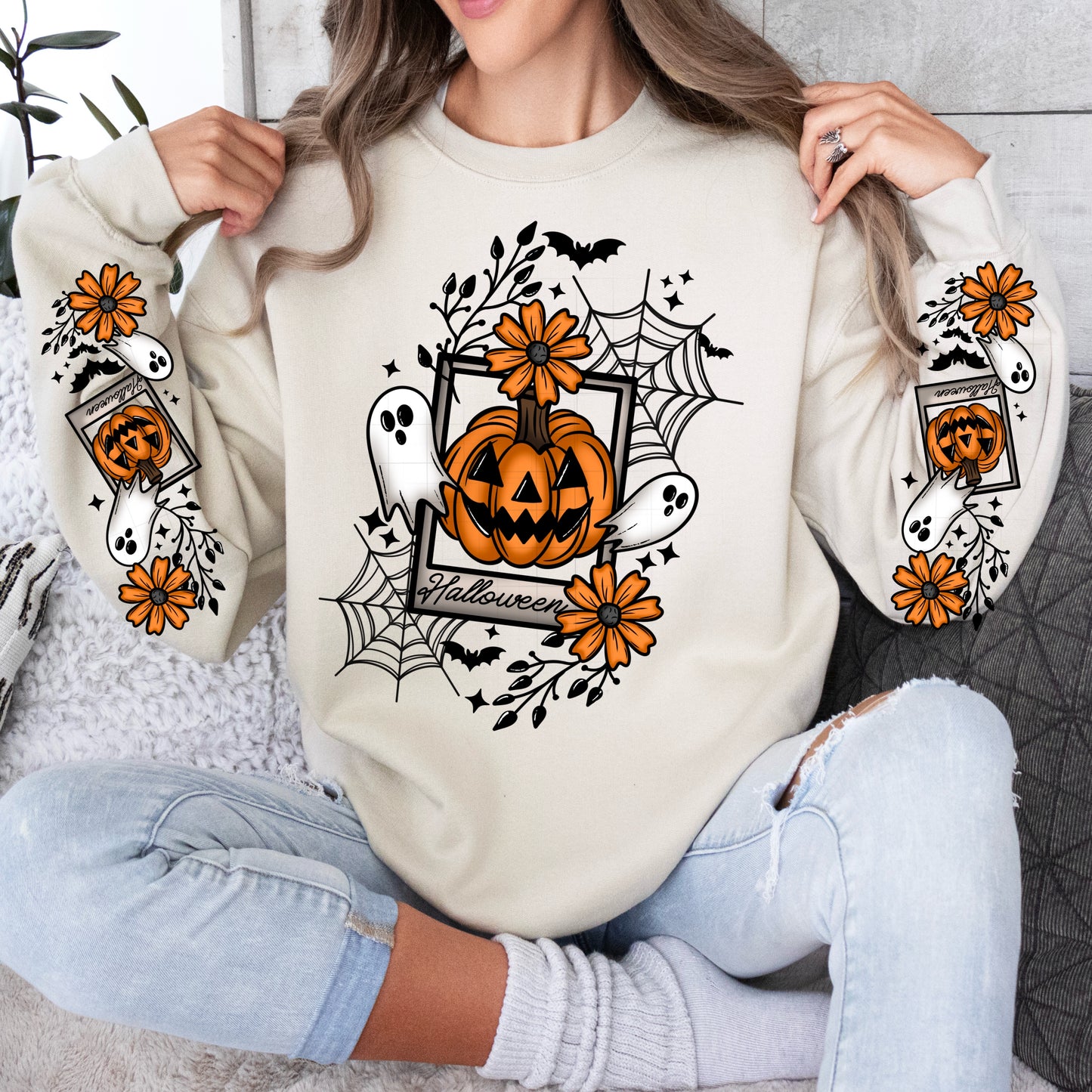 Halloween Card Sweatshirt