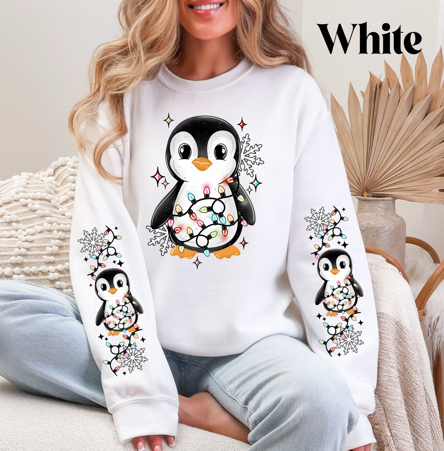 Penguin Lights Sweatshirt
