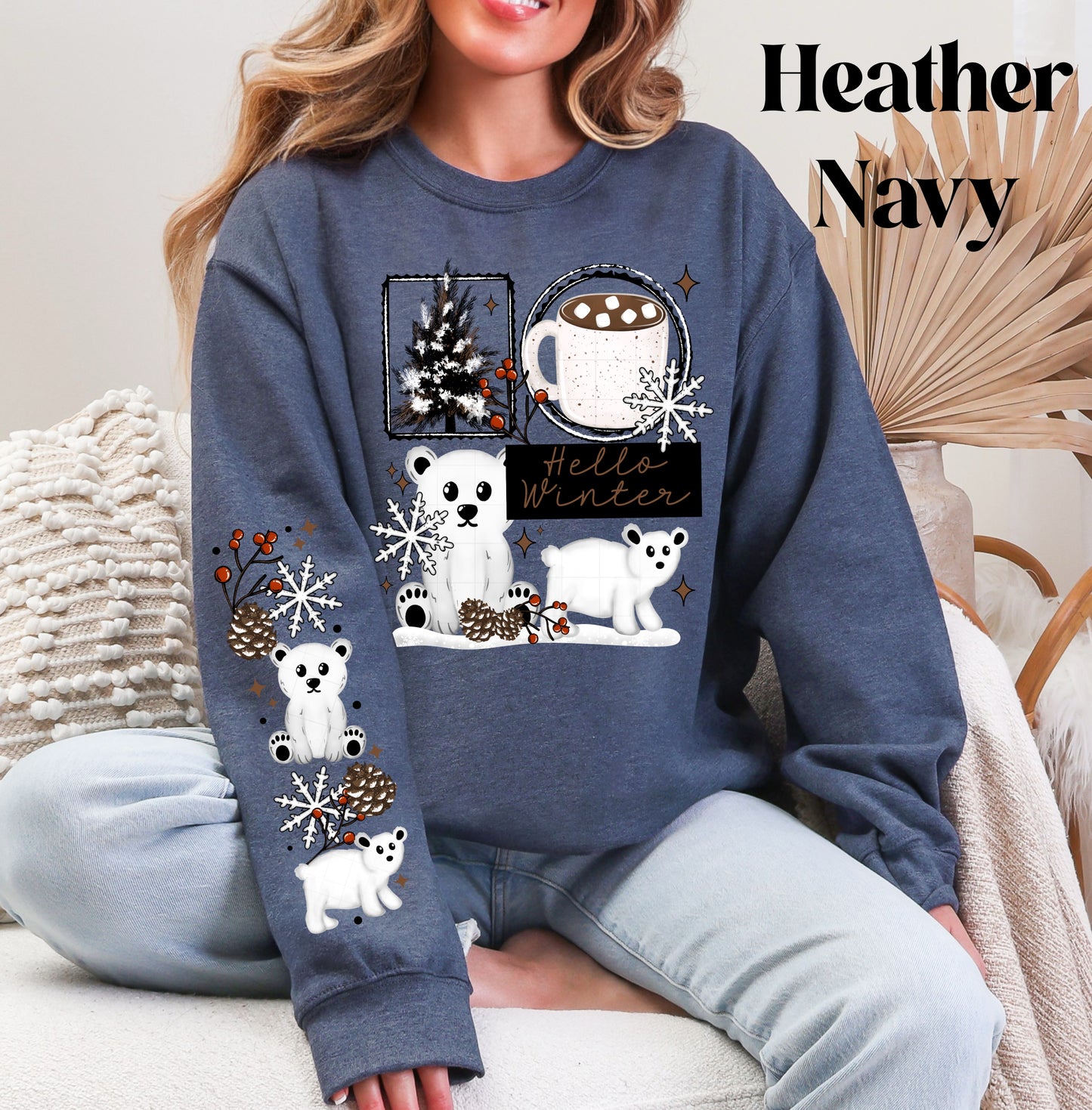 Hello Winter Bears Sweatshirt