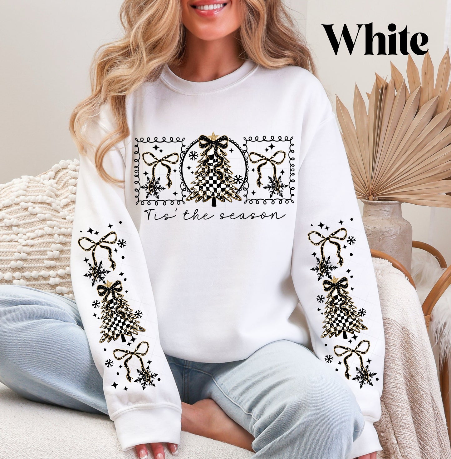 Tis The Season Bows Sweatshirt
