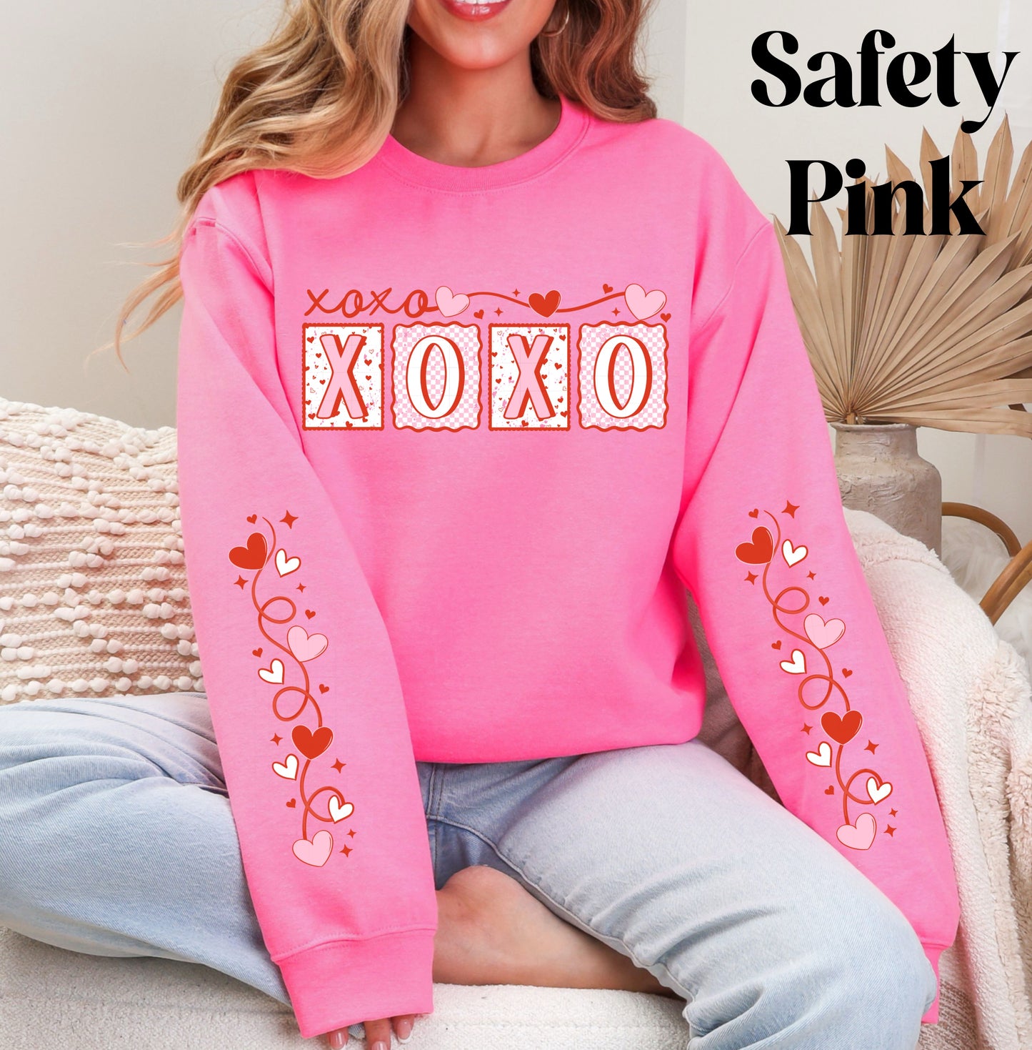 XoXo Heart Sleeve Sweatshirt