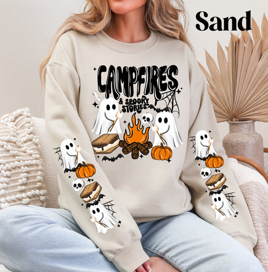Campfires Spooky Stories Sweatshirt