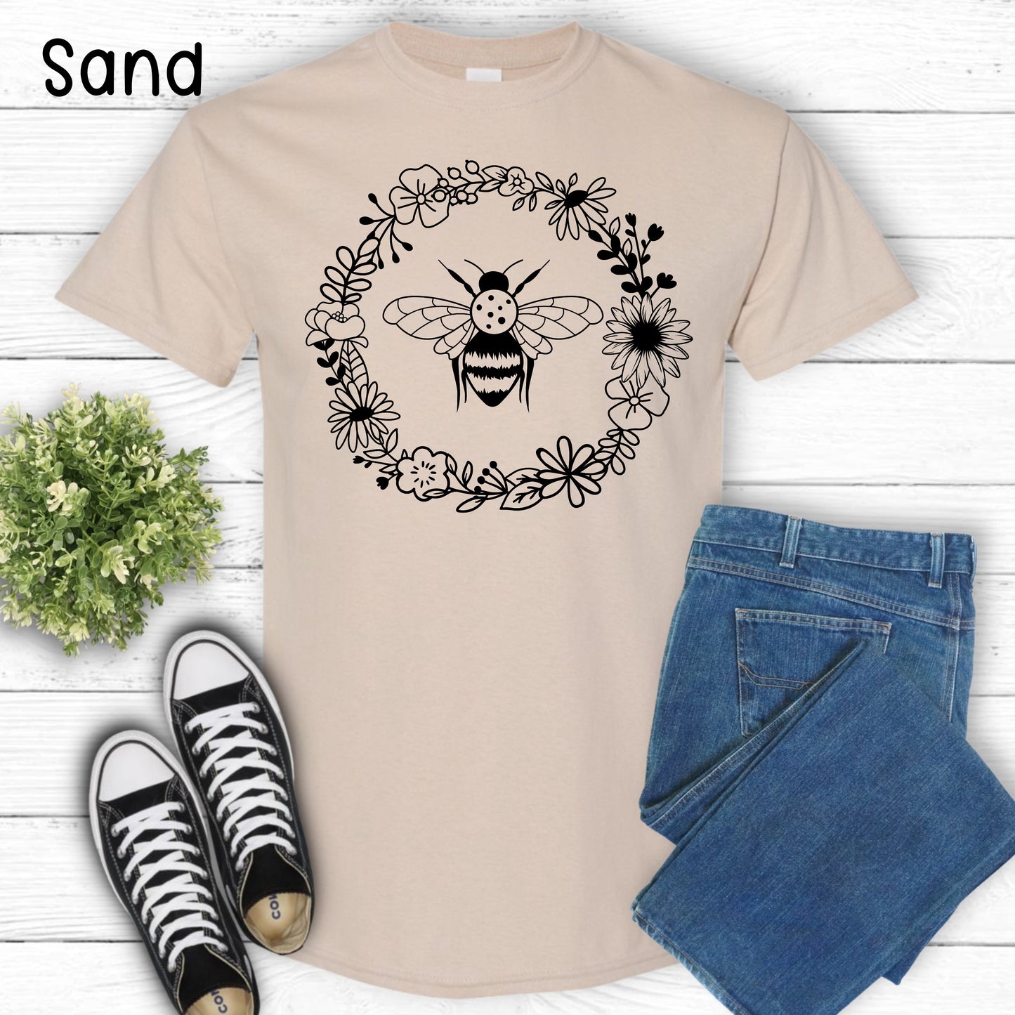 Floral Bee T-Shirt