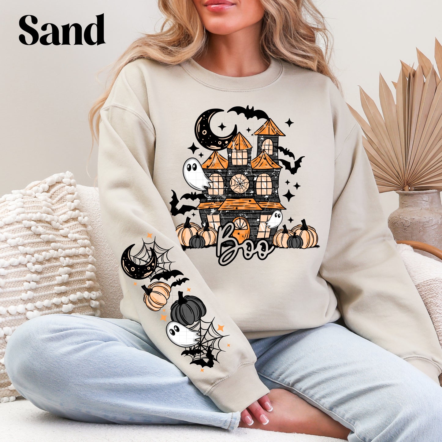 Boo Haunted House Sweatshirt