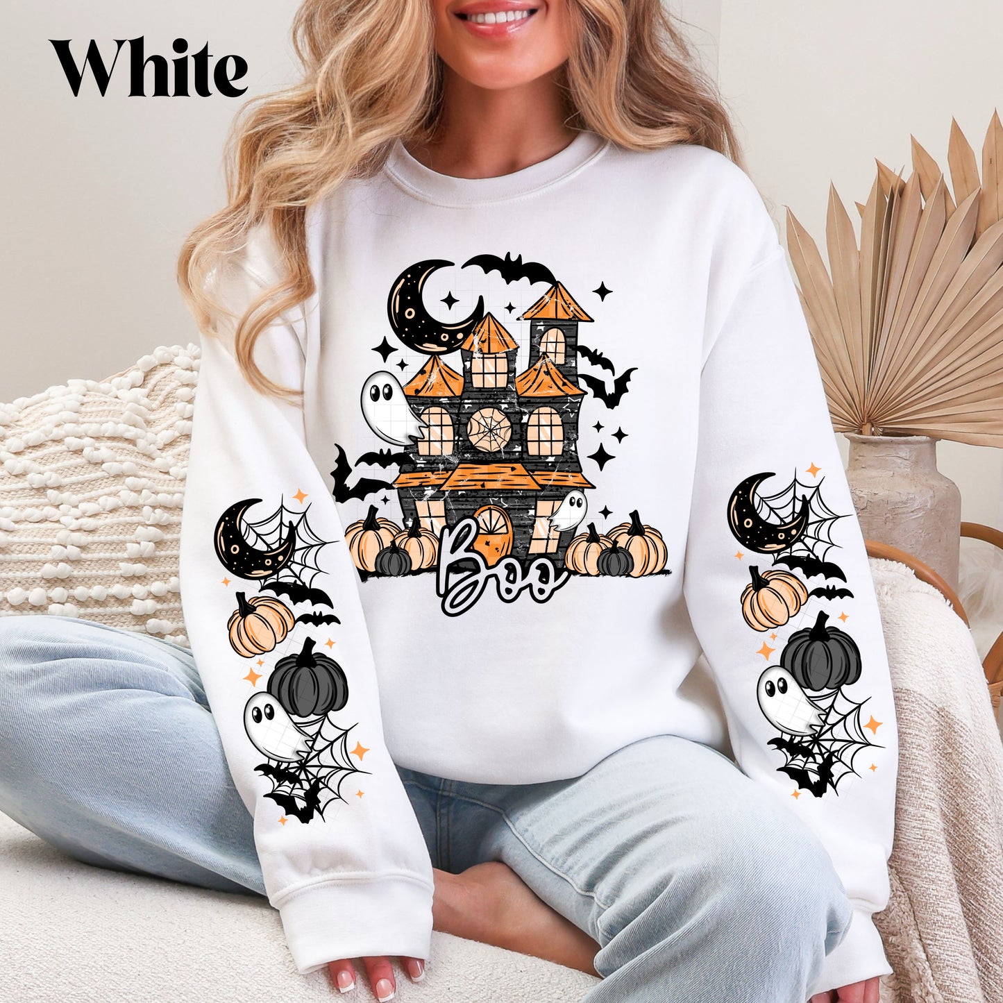 Boo Haunted House Sweatshirt