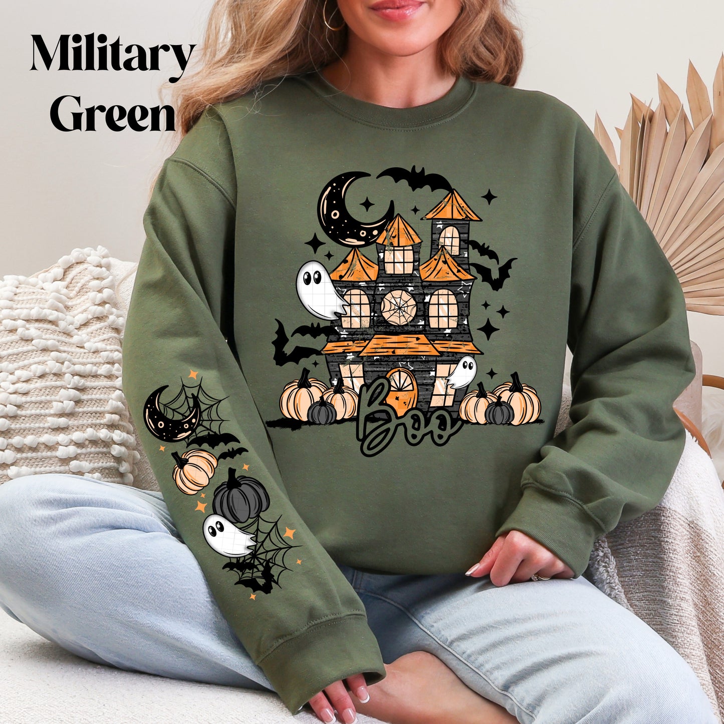 Boo Haunted House Sweatshirt