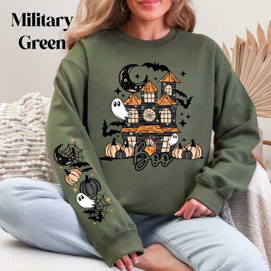 Boo Haunted House Sweatshirt