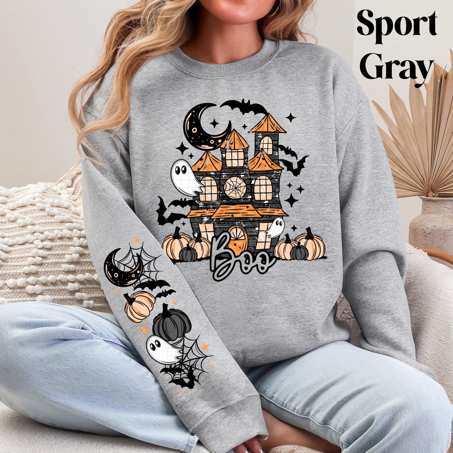 Boo Haunted House Sweatshirt