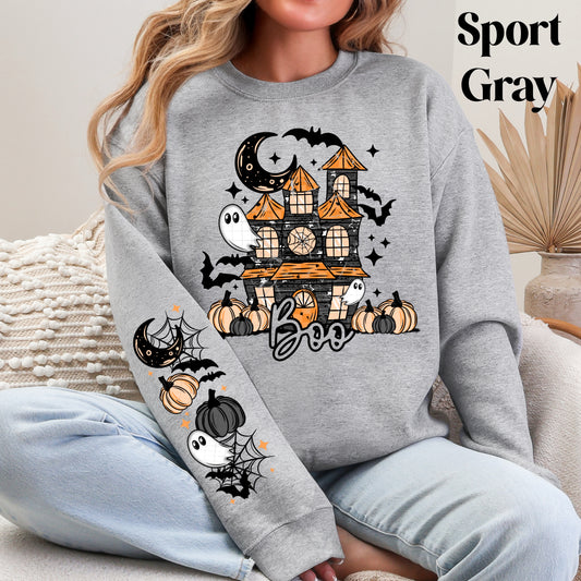 Boo Haunted House Sweatshirt