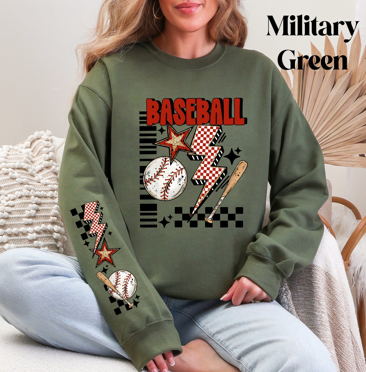 Retro Baseball Sweatshirt