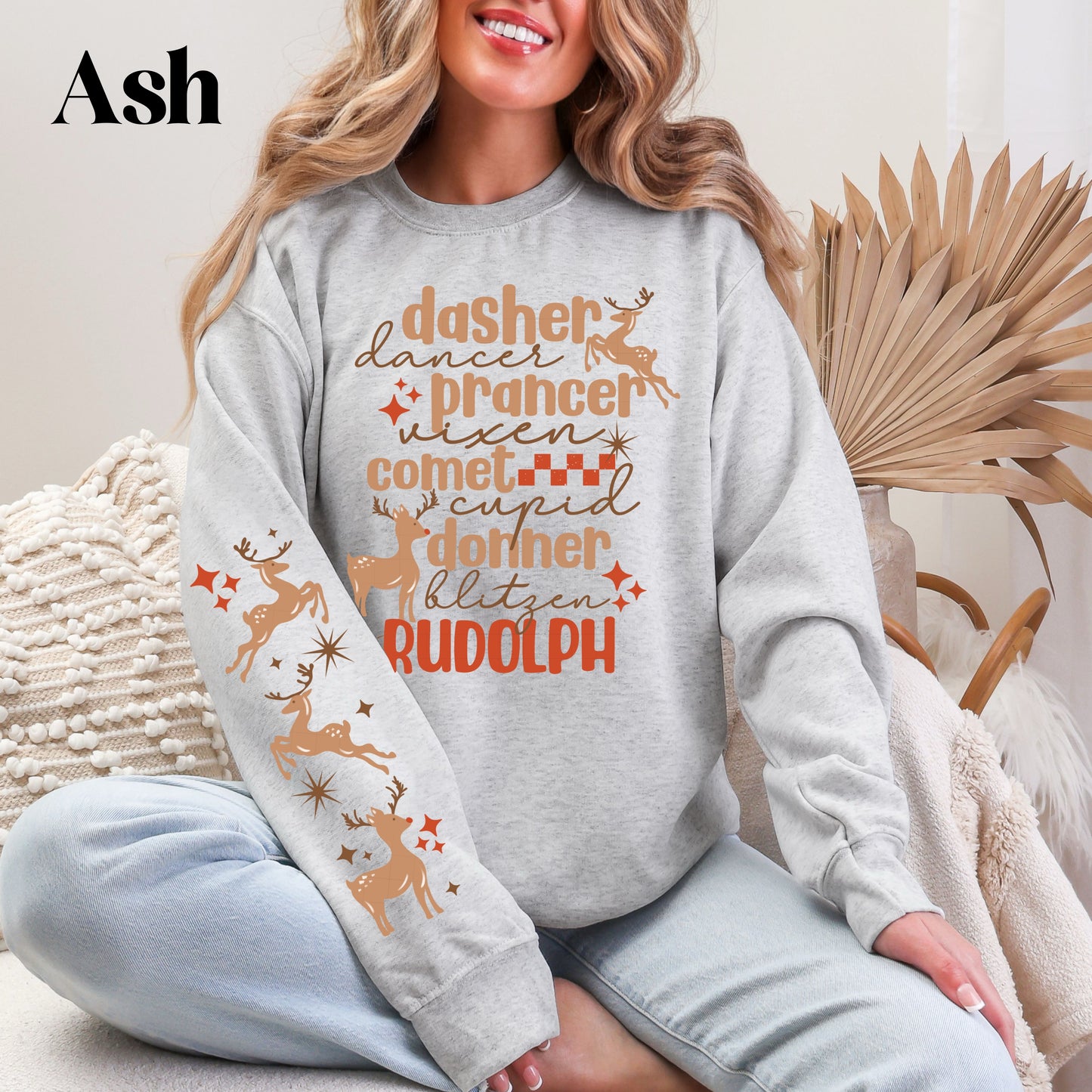 Reindeer Names Sweatshirt