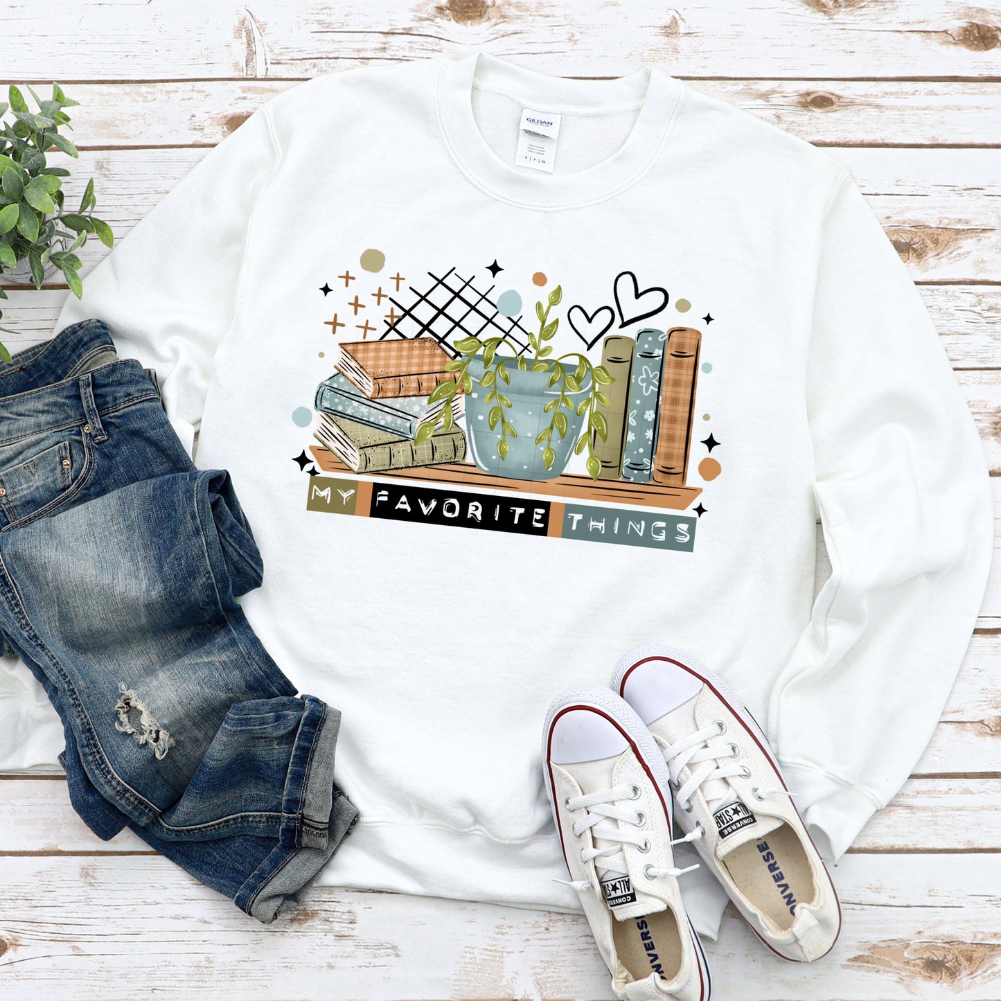 Books and Plants Shirt