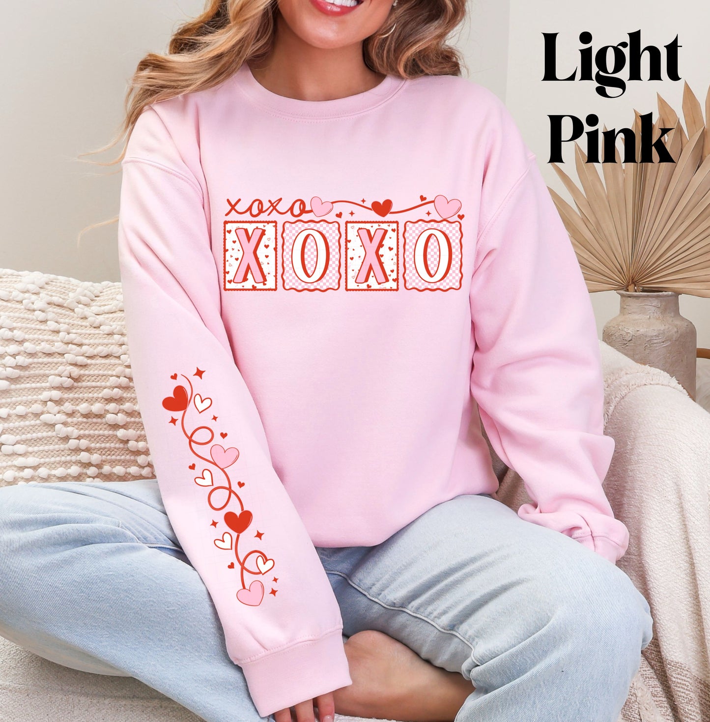 XoXo Heart Sleeve Sweatshirt
