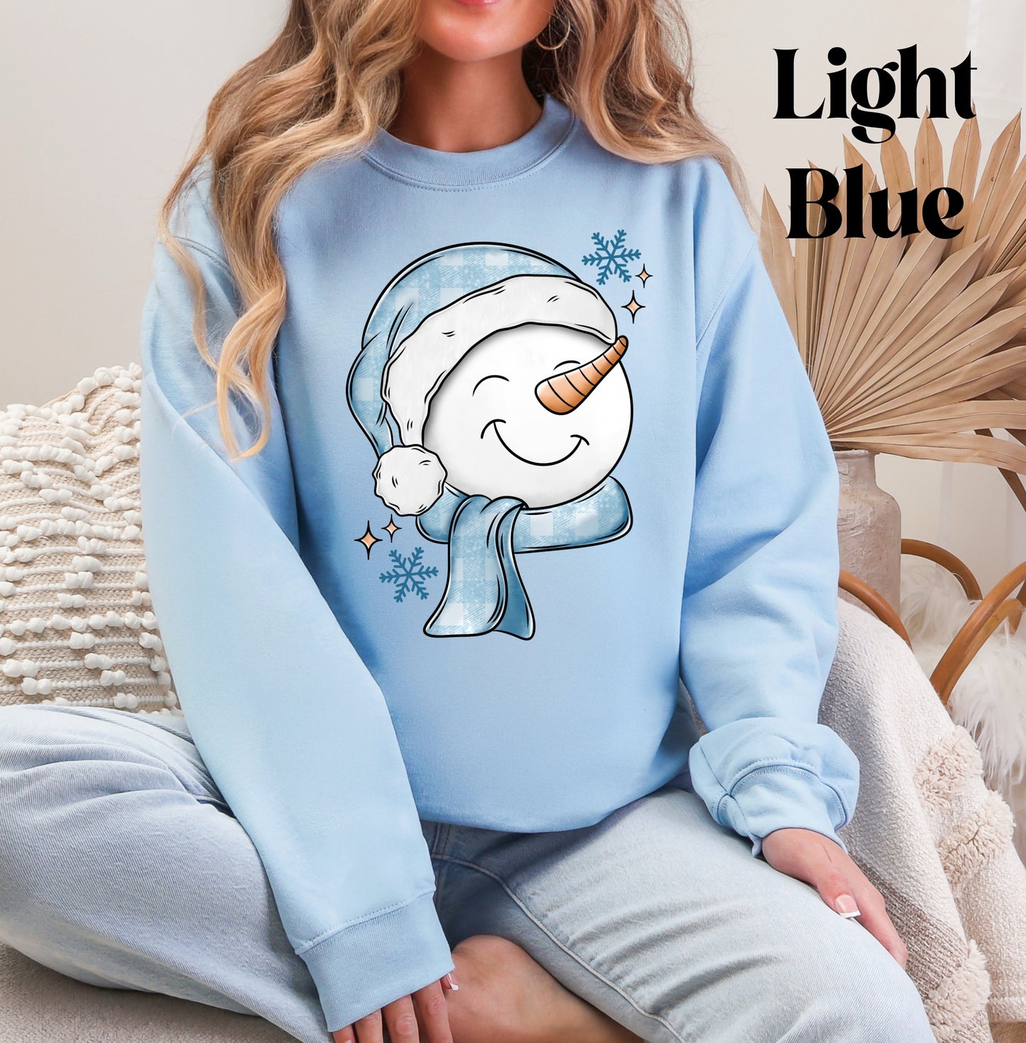 Blue Snowman Shirt