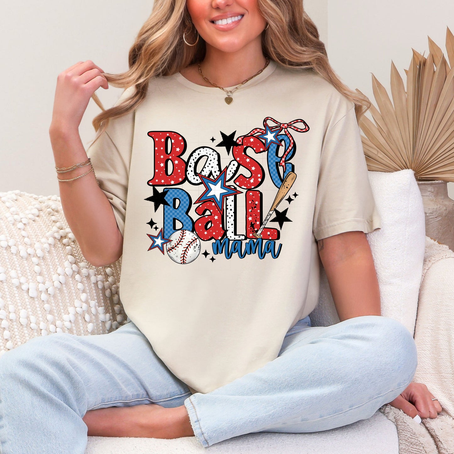 Baseball Mama RWB Shirt