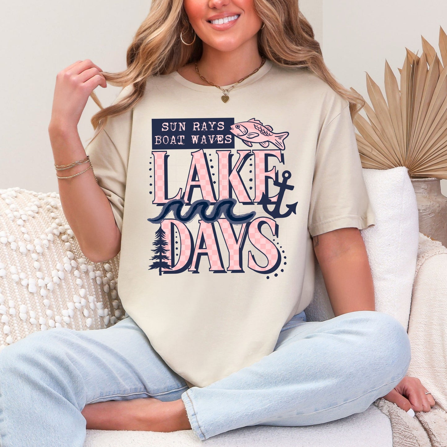 Sun Rays Lake Days T-Shirt
