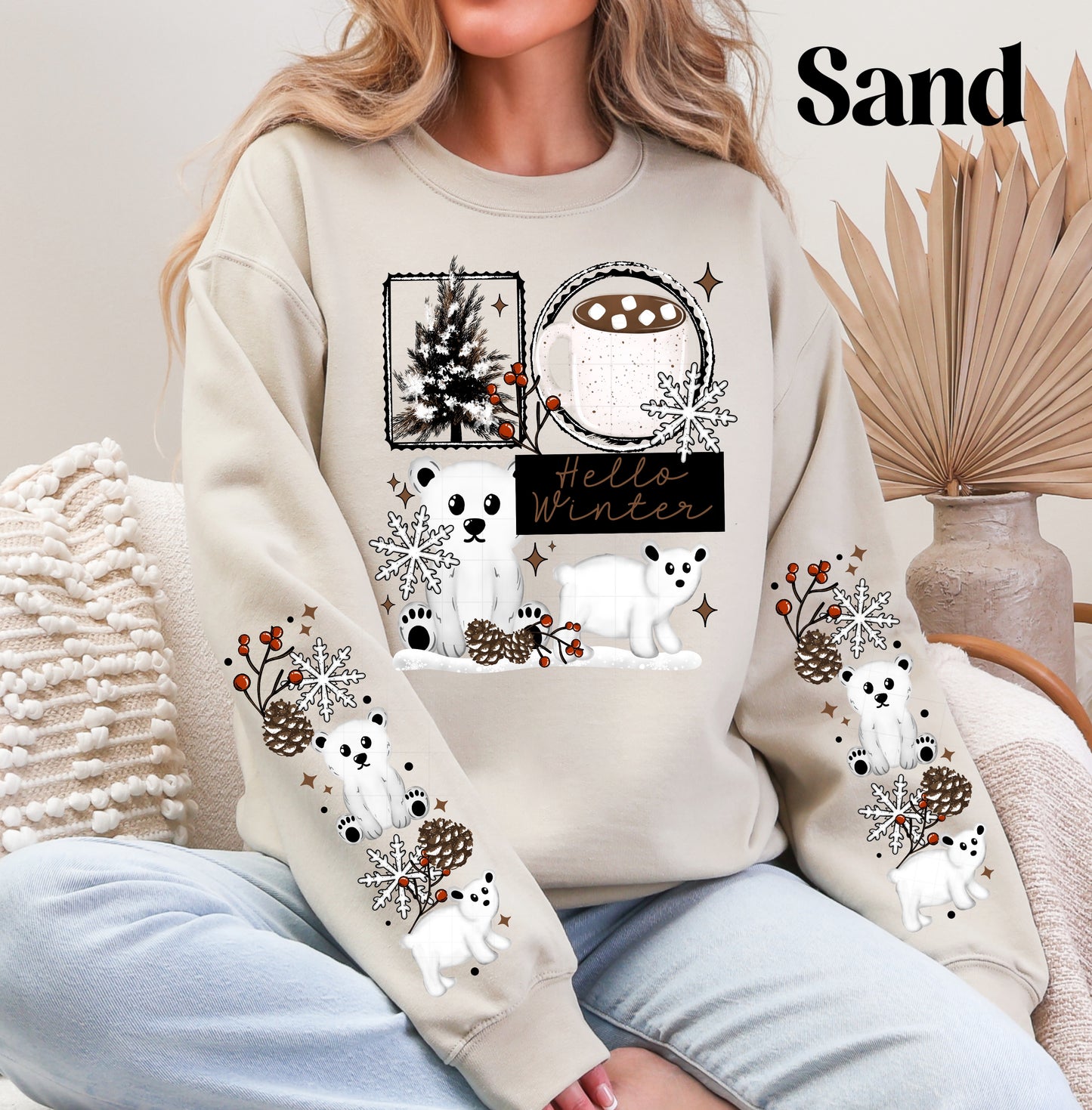 Hello Winter Bears Sweatshirt