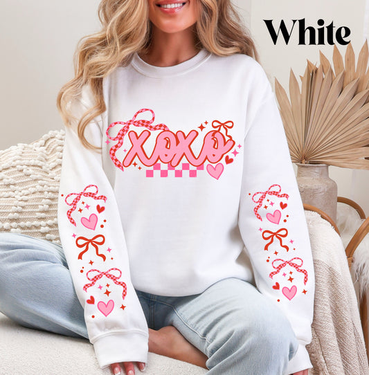 XOXO Bow Sweatshirt
