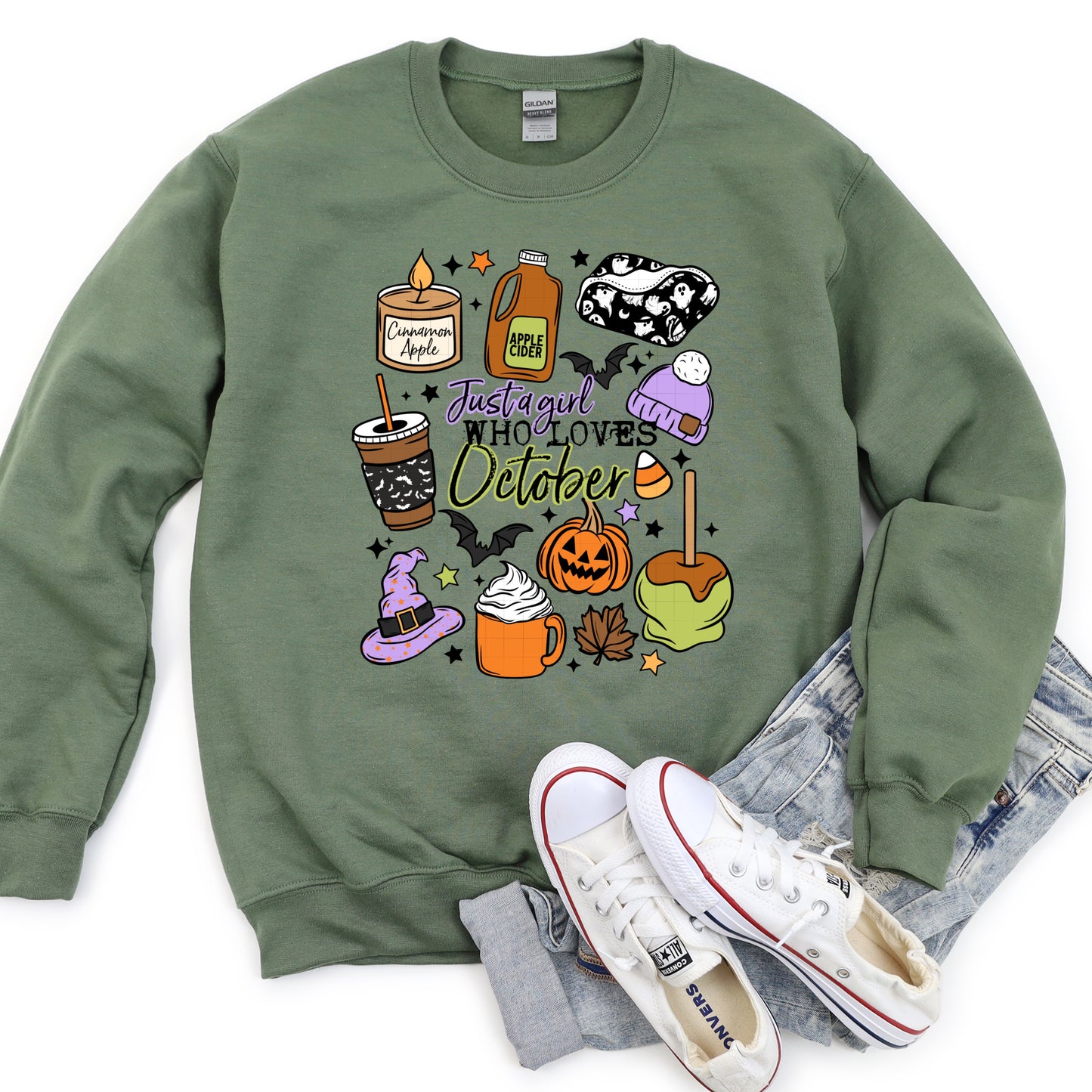 Just A Girl Who Loves October Shirt