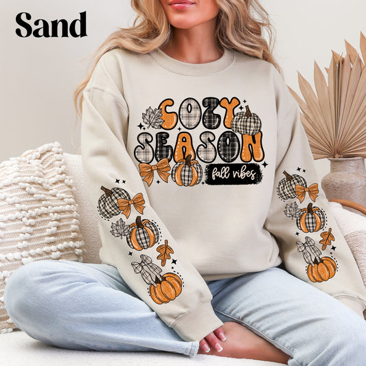 Cozy Season Fall Vibes Sweatshirt