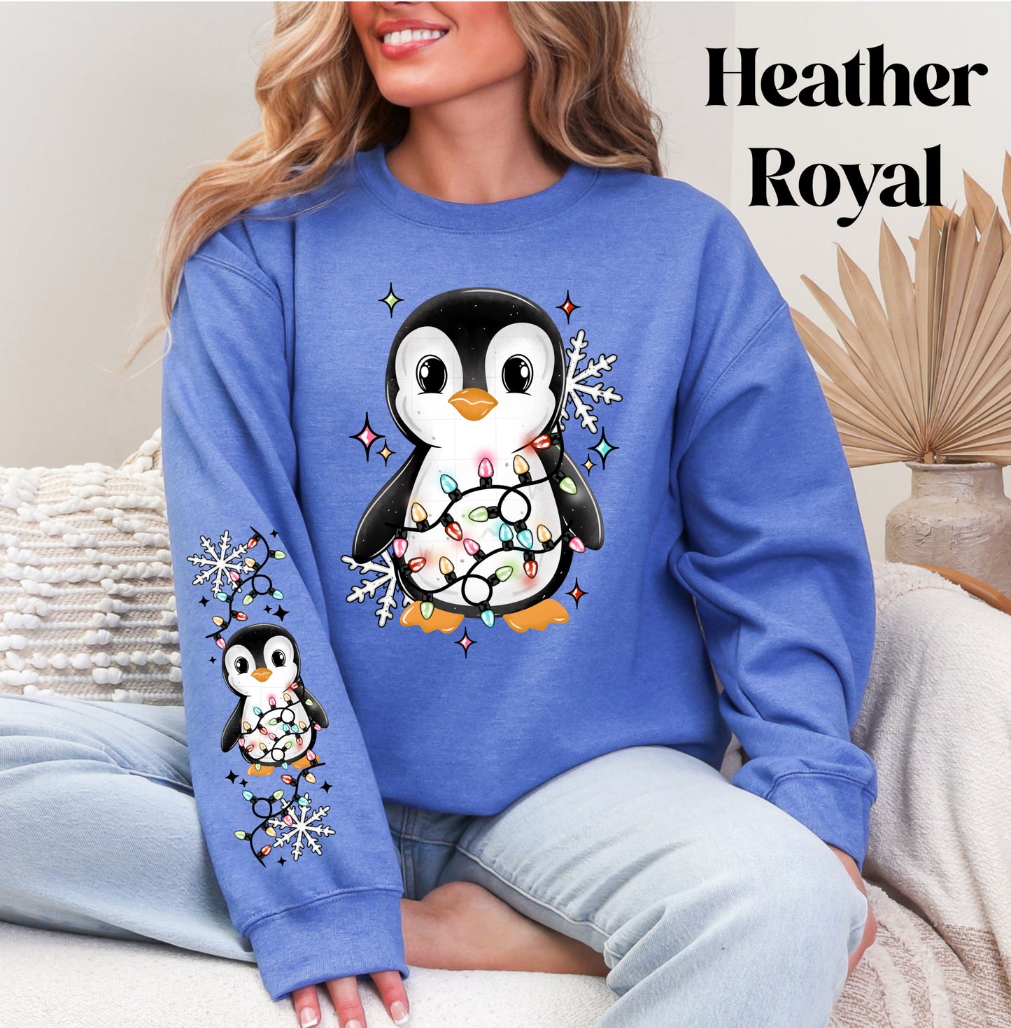 Penguin Lights Sweatshirt