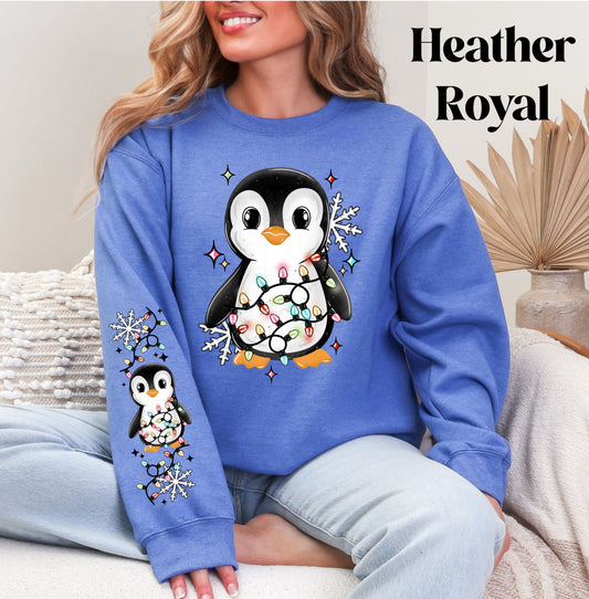 Penguin Lights Sweatshirt