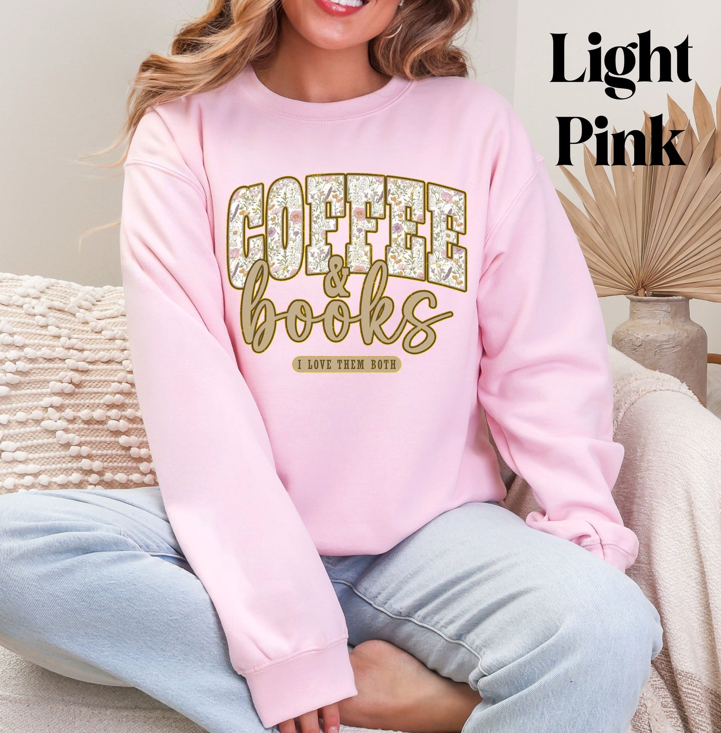 Floral Coffee and Books Shirt