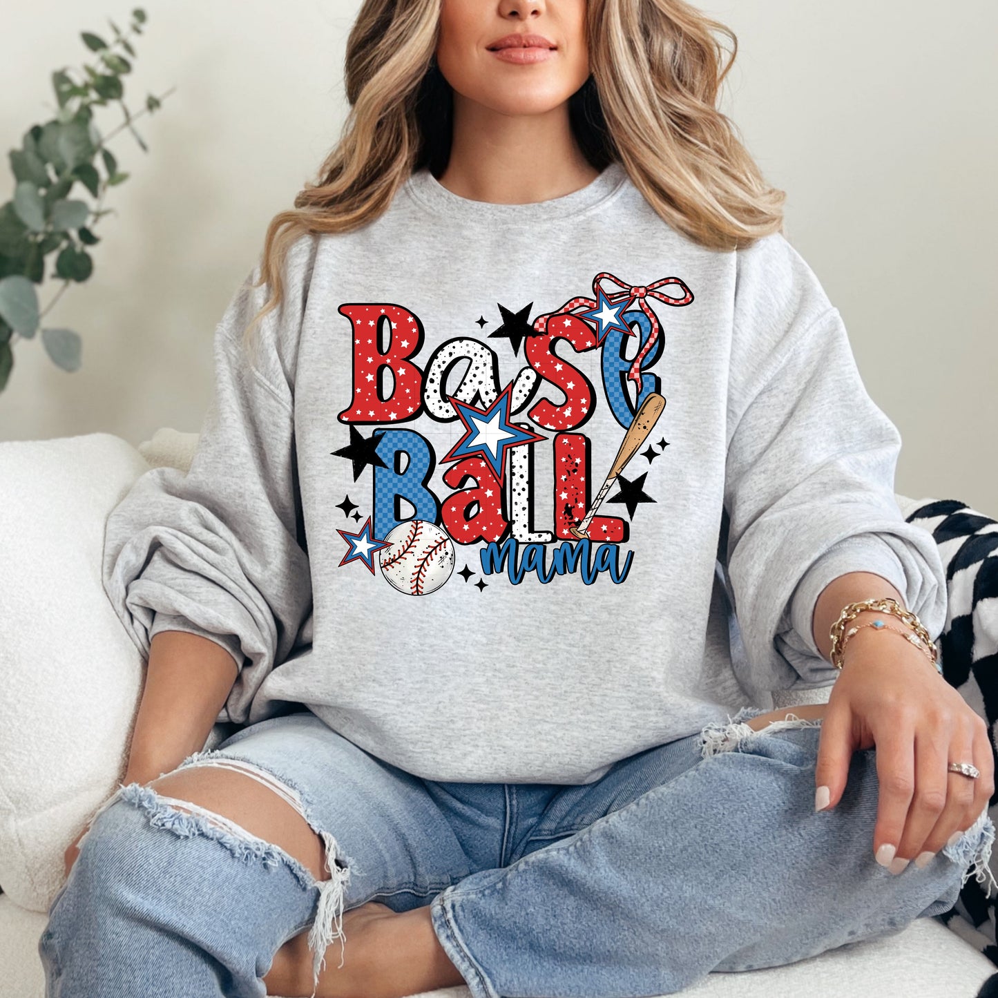 Baseball Mama RWB Shirt