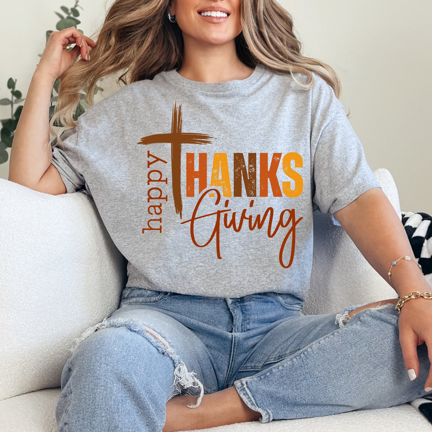 Thanksgiving Cross Shirt