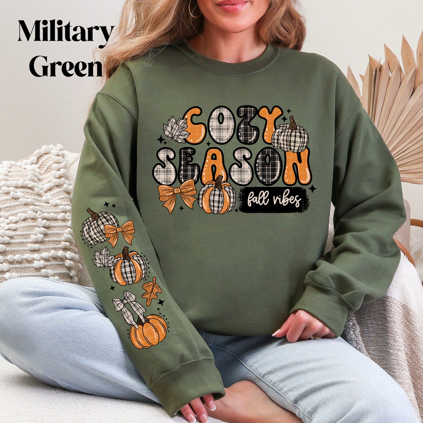 Cozy Season Fall Vibes Sweatshirt