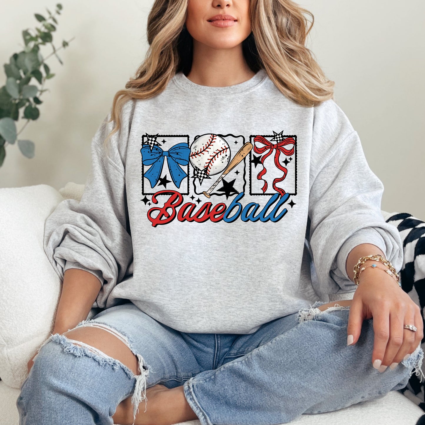 Baseball Bows RWB Shirt