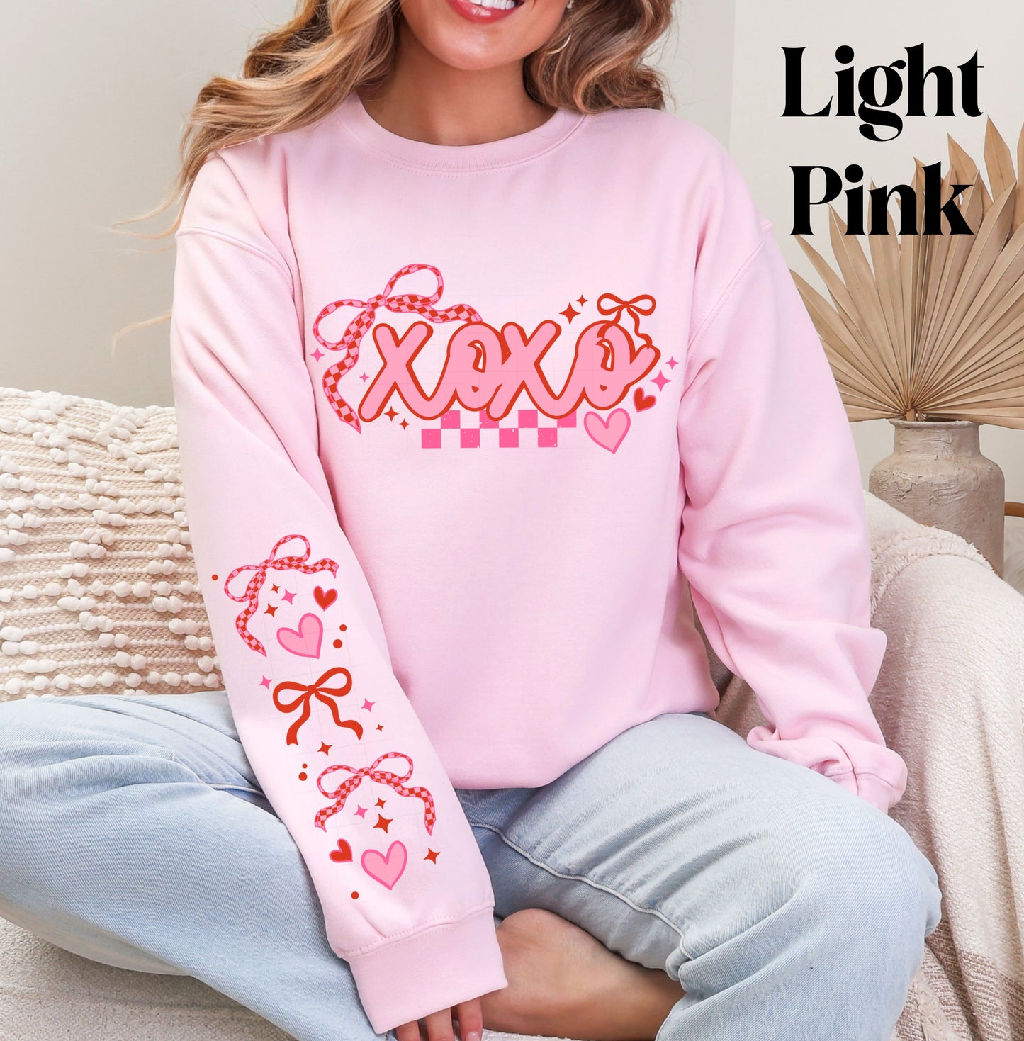 XOXO Bow Sweatshirt