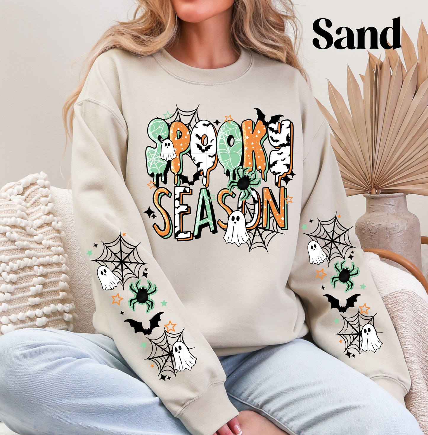 Spooky Season Mint Sweatshirt