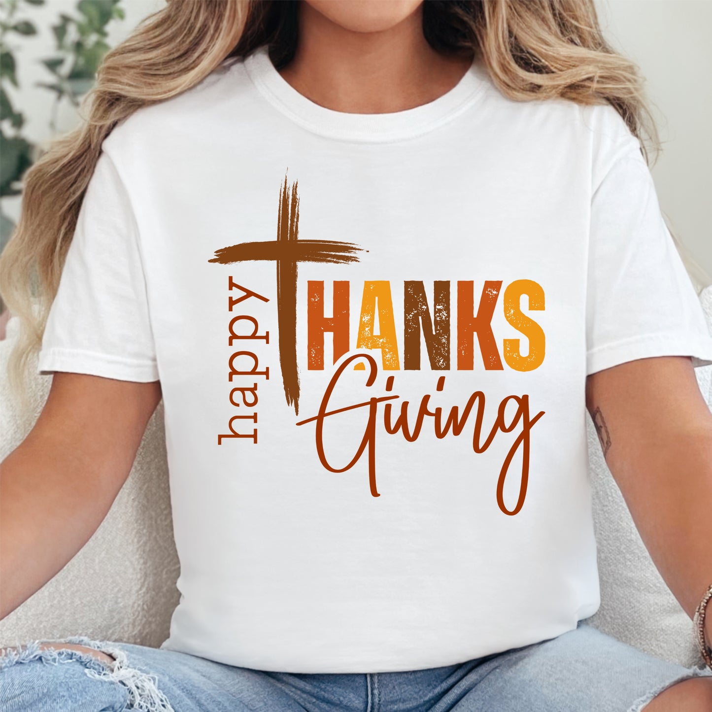 Thanksgiving Cross Shirt