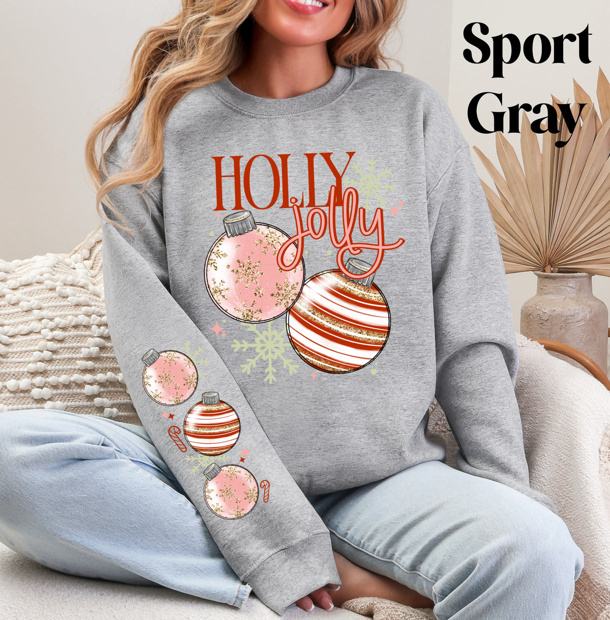 Holly Jolly Ornaments Sweatshirt
