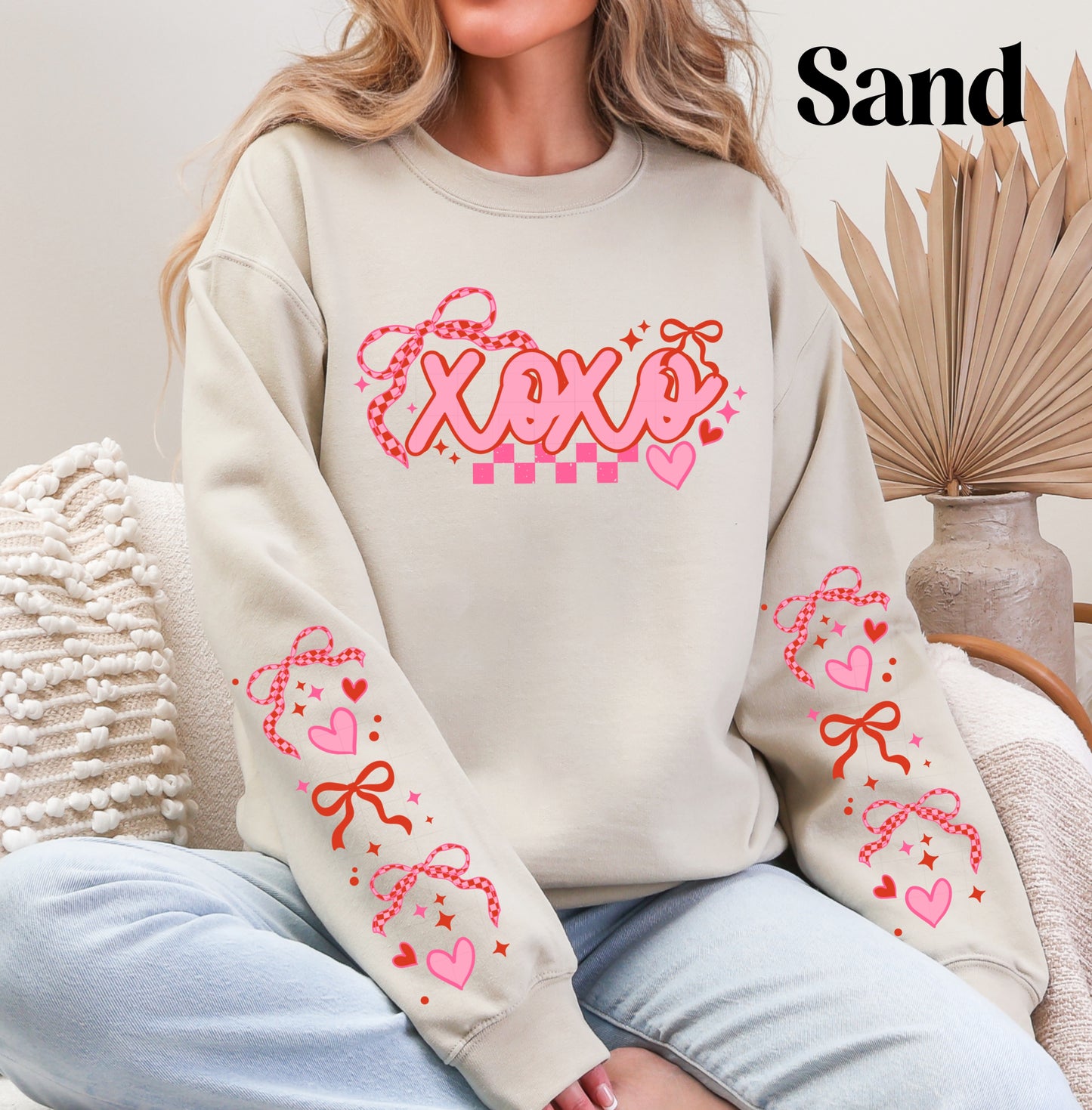 XOXO Bow Sweatshirt