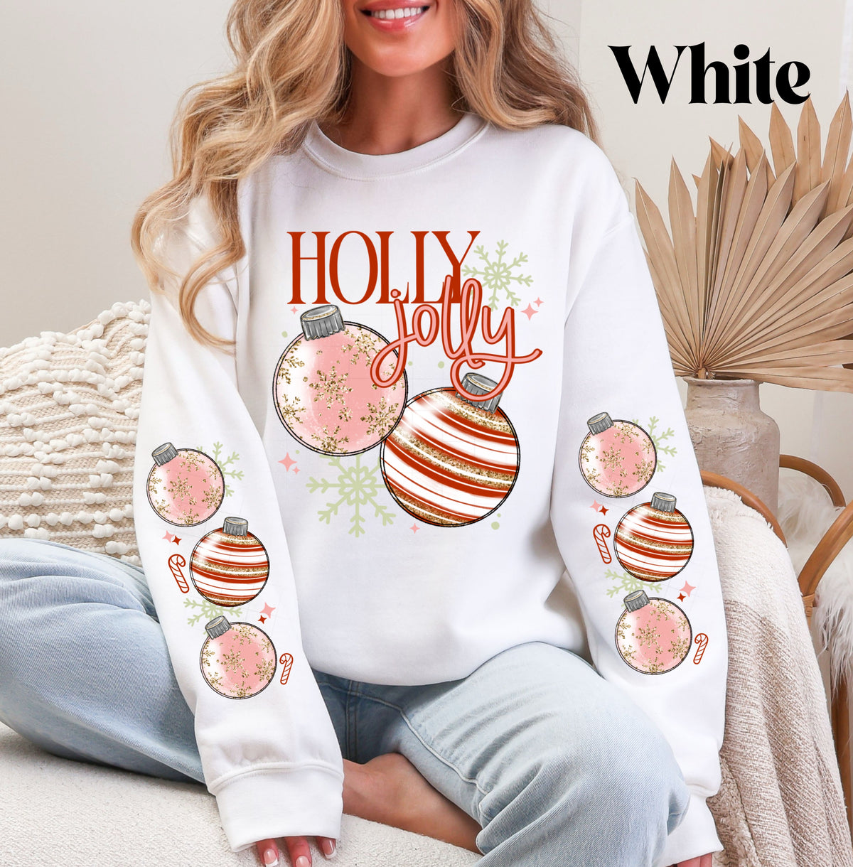 Holly Jolly Ornaments Sweatshirt