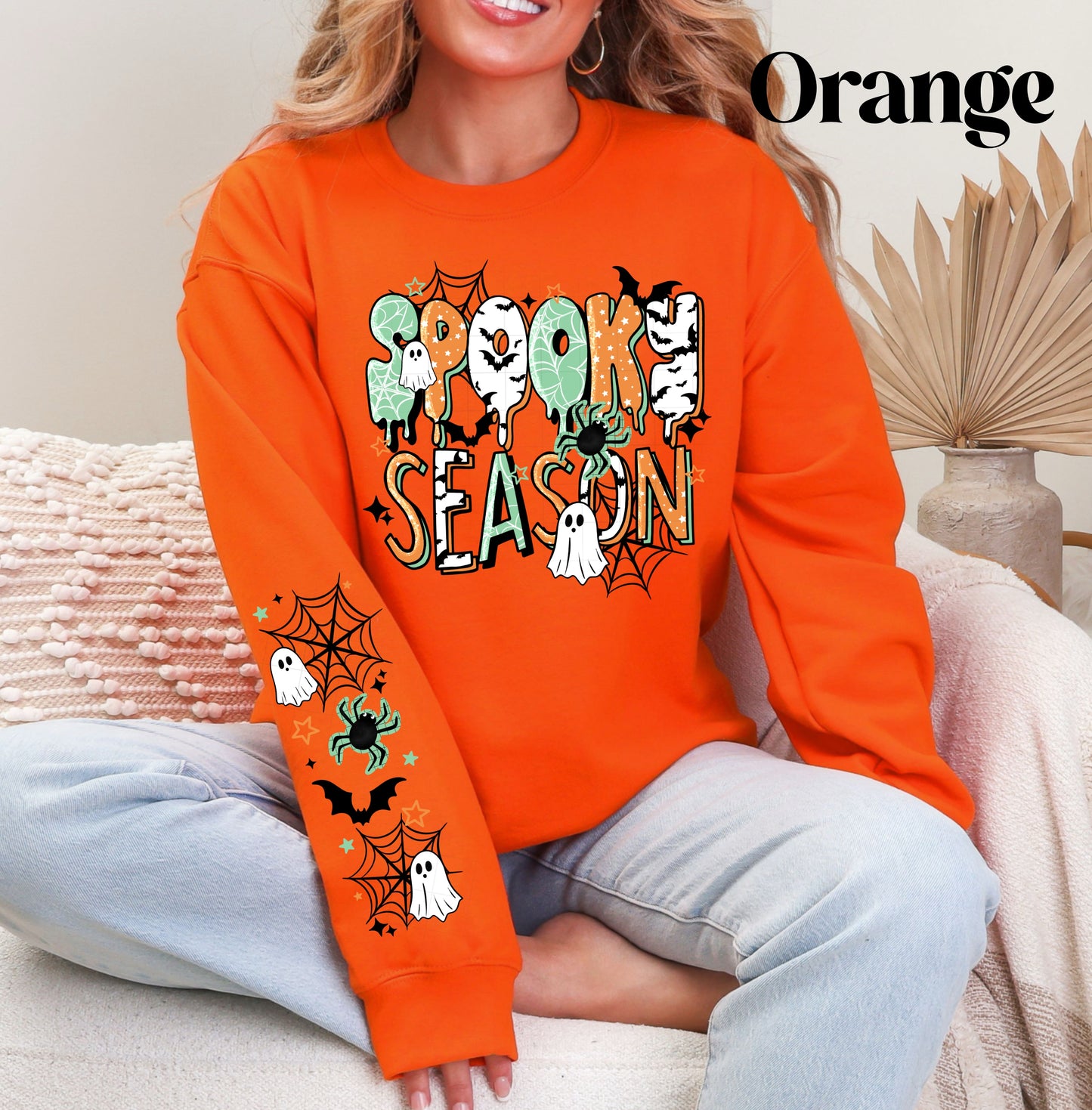 Spooky Season Mint Sweatshirt