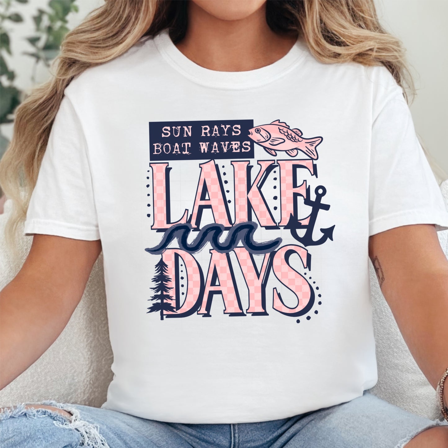 Sun Rays Lake Days T-Shirt