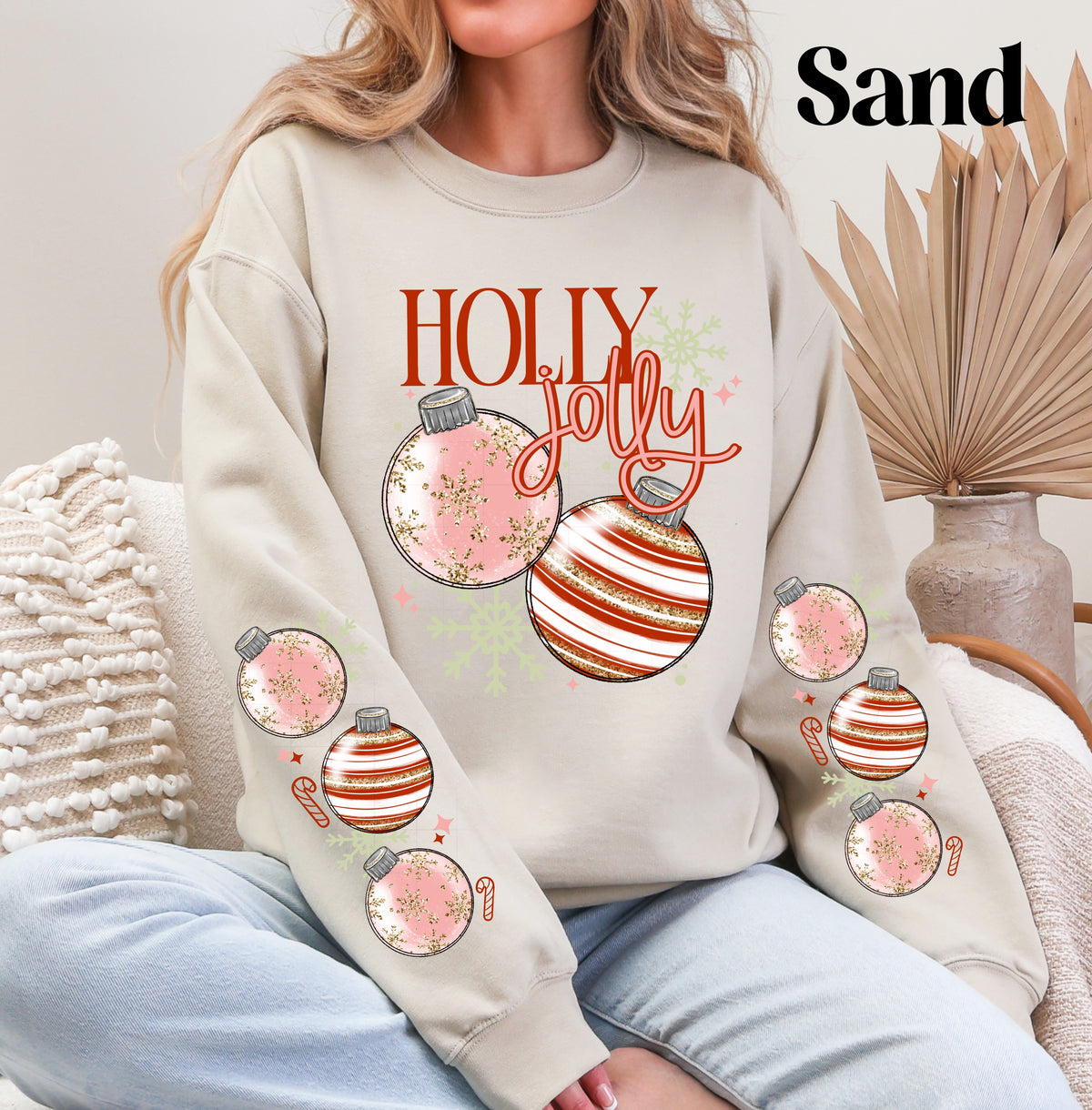 Holly Jolly Ornaments Sweatshirt