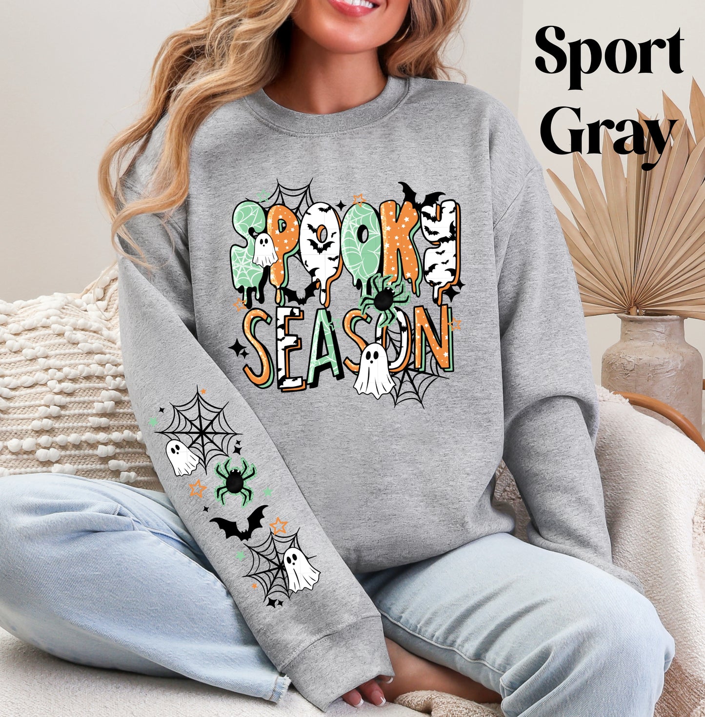 Spooky Season Mint Sweatshirt