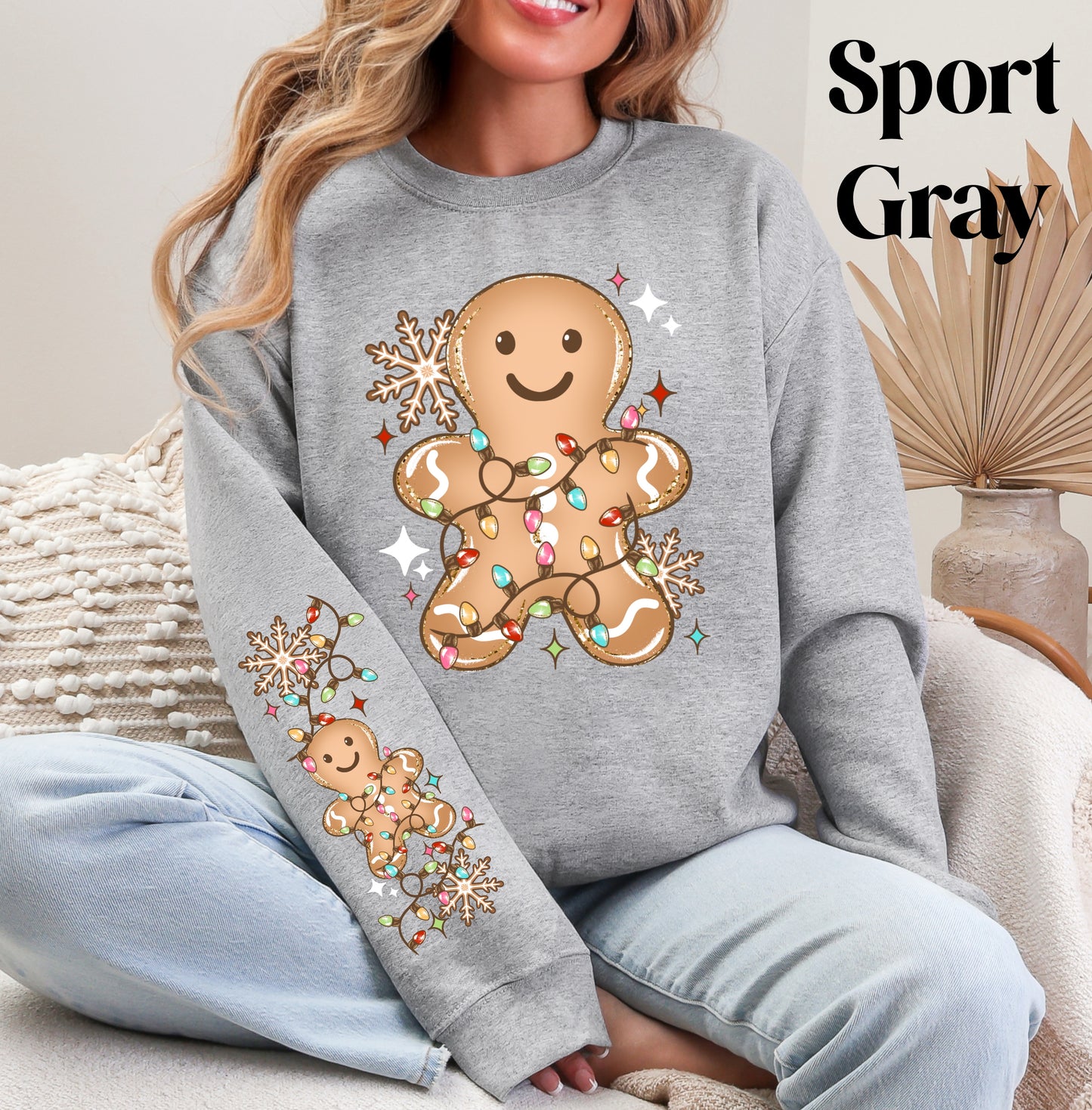 Gingerbread Lights Sweatshirt