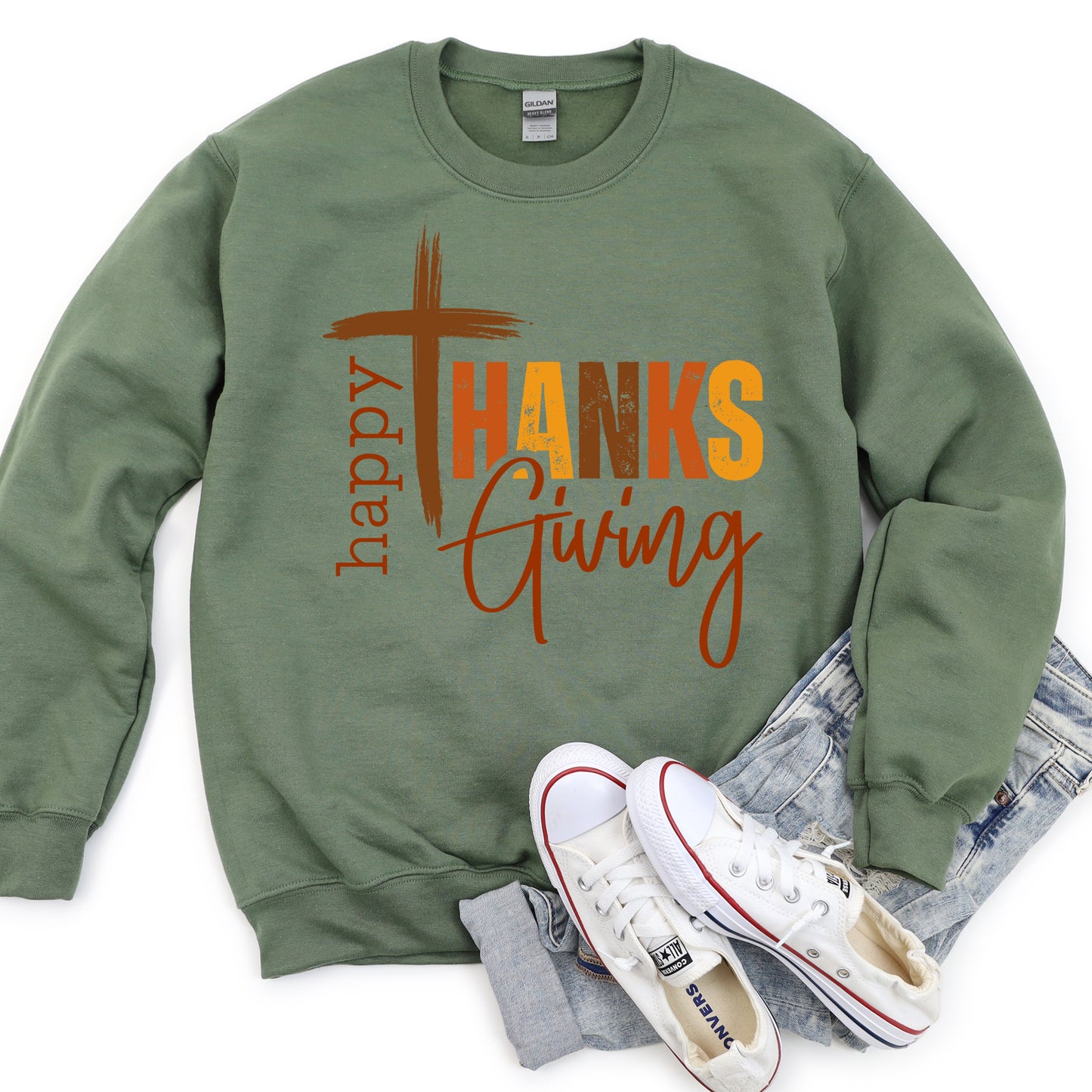 Thanksgiving Cross Shirt