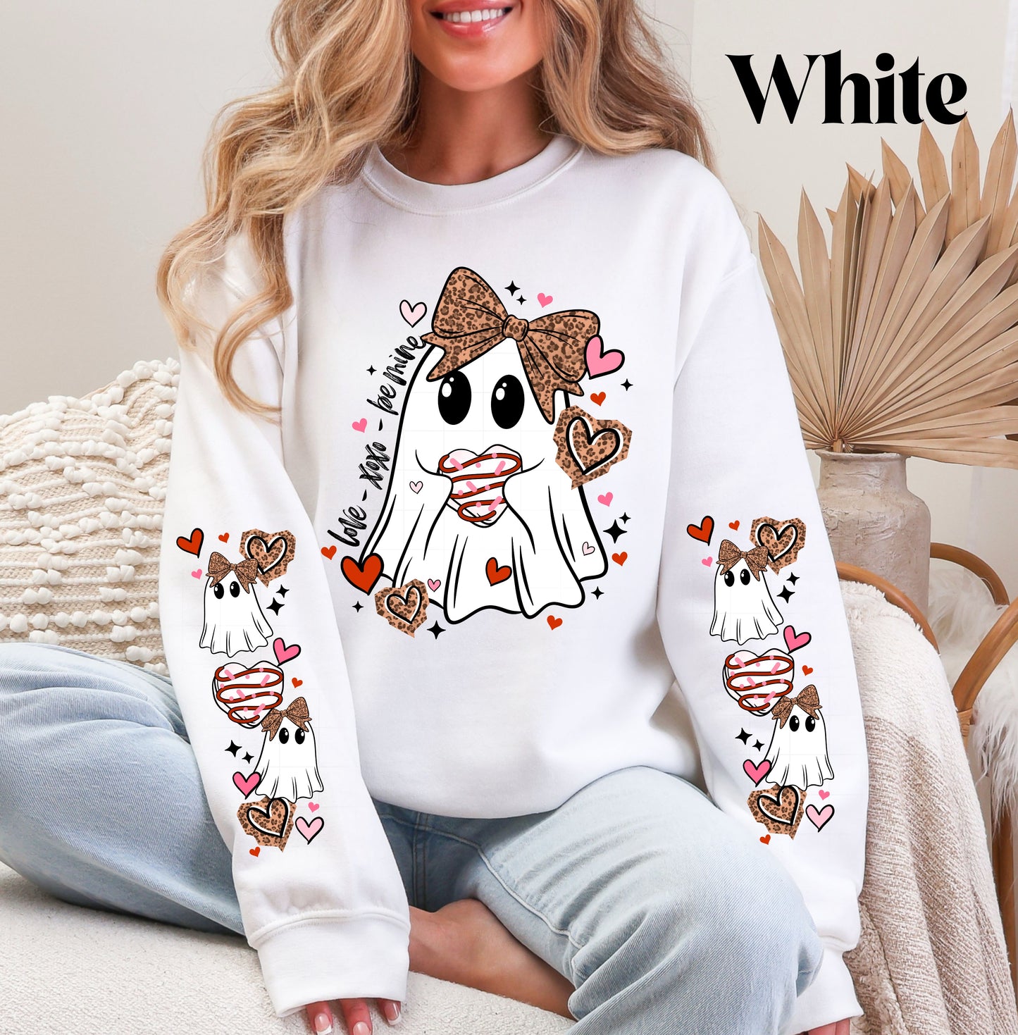 Valentines Ghost Sweatshirt
