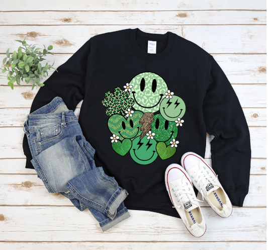 Retro Green Smileys Shirt Closeout!